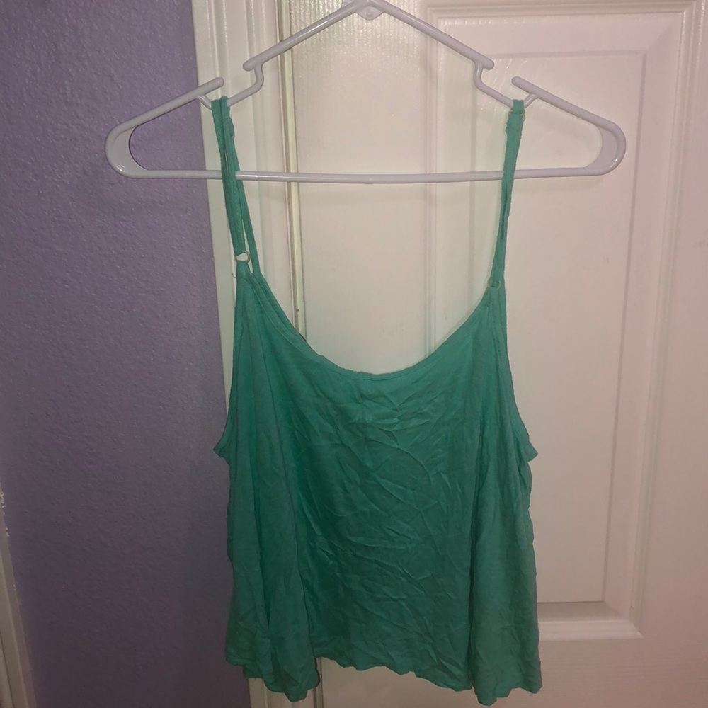 Basic Blue Crop Top - Picture 3 of 3